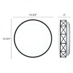 Top 10 ⌛ Patriot Lighting® Criss Black Integrated LED Flush Mount Ceiling Light 🎁 13 Top 10 ⌛ Patriot Lighting® Criss Black Integrated LED Flush Mount Ceiling Light 🎁 -Patriot Light Store 3482121 Alt3