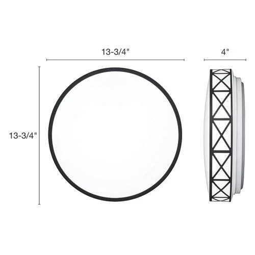 Top 10 ⌛ Patriot Lighting® Criss Black Integrated LED Flush Mount Ceiling Light 🎁 6 Top 10 ⌛ Patriot Lighting® Criss Black Integrated LED Flush Mount Ceiling Light 🎁 - Image 4