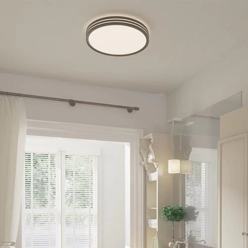 Promo 🤩 Patriot Lighting® Ronald Bronze Integrated LED Flush Mount Ceiling Light ✔️ 8 Promo 🤩 Patriot Lighting® Ronald Bronze Integrated LED Flush Mount Ceiling Light ✔️ - Image 6