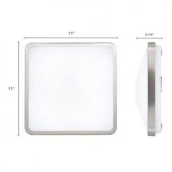 Cheap ✨ Patriot Lighting® Kriti Satin Nickel Integrated LED Flush Mount Ceiling Light ⭐ 13 Cheap ✨ Patriot Lighting® Kriti Satin Nickel Integrated LED Flush Mount Ceiling Light ⭐ -Patriot Light Store 3482126 Alt3