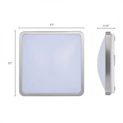 Cheap ✨ Patriot Lighting® Kriti Satin Nickel Integrated LED Flush Mount Ceiling Light ⭐ 14 Cheap ✨ Patriot Lighting® Kriti Satin Nickel Integrated LED Flush Mount Ceiling Light ⭐ -Patriot Light Store 3482126 Alt4