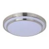Budget 🛒 Patriot Lighting® Helos 20-1/2" Satin Nickel LED Flush Mount Ceiling Light 🎁 -Patriot Light Store 3482127 Master