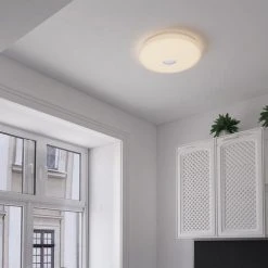 Top 10 🎁 Patriot Lighting® Clef White Integrated LED Bluetooth® Speaker Flush Mount Ceiling Light ⭐ -Patriot Light Store 3482128 Alt5