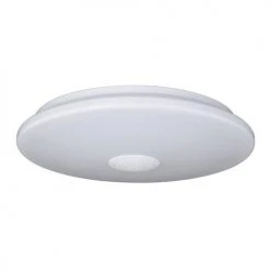 Top 10 🎁 Patriot Lighting® Clef White Integrated LED Bluetooth® Speaker Flush Mount Ceiling Light ⭐