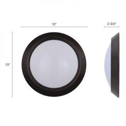 Promo 👏 Patriot Lighting® Fulton Bronze Integrated LED Flush Mount Ceiling Light 2-Pack ✨ 15 Promo 👏 Patriot Lighting® Fulton Bronze Integrated LED Flush Mount Ceiling Light 2-Pack ✨ -Patriot Light Store 3482145 Alt4