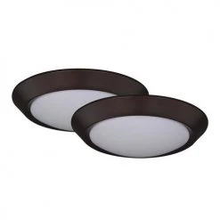 Promo 👏 Patriot Lighting® Fulton Bronze Integrated LED Flush Mount Ceiling Light 2-Pack ✨ 17 Promo 👏 Patriot Lighting® Fulton Bronze Integrated LED Flush Mount Ceiling Light 2-Pack ✨ -Patriot Light Store 3482145 Alt6