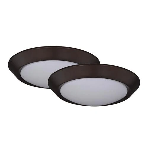 Promo 👏 Patriot Lighting® Fulton Bronze Integrated LED Flush Mount Ceiling Light 2-Pack ✨ 10 Promo 👏 Patriot Lighting® Fulton Bronze Integrated LED Flush Mount Ceiling Light 2-Pack ✨ - Image 8