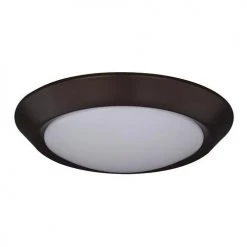 Promo 👏 Patriot Lighting® Fulton Bronze Integrated LED Flush Mount Ceiling Light 2-Pack ✨