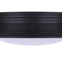 Brand new 🌟 Patriot Lighting® Otis Matte Black Integrated LED Flush Mount Ceiling Light ❤️ -Patriot Light Store 3482148 P SIDE OFF