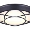Coupon ✔️ Patriot Lighting® Evie Matte Black Integrated LED Flush Mount Ceiling Light 🥰 -Patriot Light Store 3482149 P