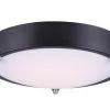 Coupon 🌟 Patriot Lighting® Maeve Matte Black/Brushed Nickel Integrated LED Flush Mount Ceiling Light 😀 -Patriot Light Store 3482150 P