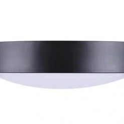 Coupon 🌟 Patriot Lighting® Maeve Matte Black/Brushed Nickel Integrated LED Flush Mount Ceiling Light 😀 -Patriot Light Store 3482150 P SIDE OFF