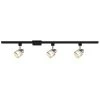 Cheap 😍 Patriot Lighting® Almora 3-Light Black & Silver Halogen Track Lighting Set 🔥 -Patriot Light Store 349 0501 P