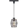 Deals 🔔 Patriot Lighting® Liam Black 1-Light Track Lighting Pendant ✔️ -Patriot Light Store 349 0515 P