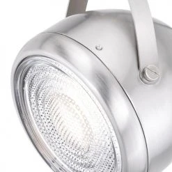 Discount ✨ Patriot Lighting® Dasha 1-Light Nickel LED Track Lighting Head ⌛ -Patriot Light Store 349 0538 FG