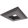 Cheap 😍 Patriot Lighting® 5" & 6" Recessed Bronze Baffle Square Trim For Downlight 😍 -Patriot Light Store 349 1189 MainImg 6in SquareTrim BZ rev1850