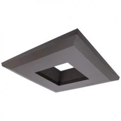 Cheap 😍 Patriot Lighting® 5" & 6" Recessed Bronze Baffle Square Trim For Downlight 😍