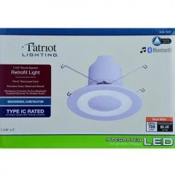 Best reviews of 😉 Patriot Lighting® 6" Integrated LED Speaker Retrofit Recessed Downlight 🧨 11 Best reviews of 😉 Patriot Lighting® 6" Integrated LED Speaker Retrofit Recessed Downlight 🧨 -Patriot Light Store 349 1351 Alt3