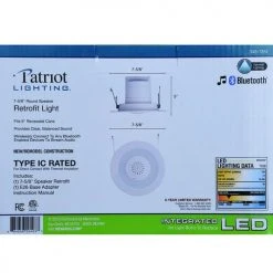 Best reviews of 😉 Patriot Lighting® 6" Integrated LED Speaker Retrofit Recessed Downlight 🧨 10 Best reviews of 😉 Patriot Lighting® 6" Integrated LED Speaker Retrofit Recessed Downlight 🧨 -Patriot Light Store 349 1351 Alt4