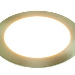Cheapest ⌛ Patriot Lighting® 6" Integrated LED Ultra-Thin Brushed Nickel Round Downlight 👏 -Patriot Light Store 349 1354 P MainON