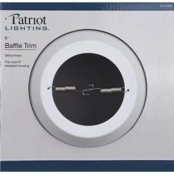Cheap 🔥 Patriot Lighting® 6" Baffle Trim ❤️ 9 Cheap 🔥 Patriot Lighting® 6" Baffle Trim ❤️ -Patriot Light Store 349 2909 Alt3