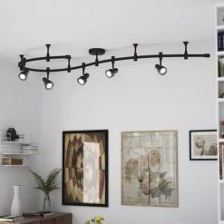 Wholesale ❤️ Patriot Lighting® Navan 5-Light Integrated Flexible Rail LED Track Light Set 👏 11 Wholesale ❤️ Patriot Lighting® Navan 5-Light Integrated Flexible Rail LED Track Light Set 👏 -Patriot Light Store 3490546 Alt4