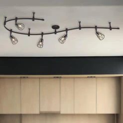 Best deal ❤️ Patriot Lighting® Alexio Black 5-Light Flexible Track Light ✨ 13 Best deal ❤️ Patriot Lighting® Alexio Black 5-Light Flexible Track Light ✨ -Patriot Light Store 3490554 Alt4 1