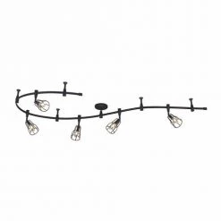 Best deal ❤️ Patriot Lighting® Alexio Black 5-Light Flexible Track Light ✨