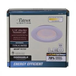 Best deal 🎉 Patriot Lighting® 4" 60W Equivalent Dimmable Integrated LED Ultra-Thin Downlight 🔔 -Patriot Light Store 3491202 Alt4
