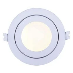 Discount ❤️ Patriot Lighting® 4" White Recessed LED Gimbal Trim Downlight 🧨 -Patriot Light Store 3491215 Alt2