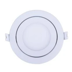 Discount ❤️ Patriot Lighting® 4" White Recessed LED Gimbal Trim Downlight 🧨 -Patriot Light Store 3491215 Alt3