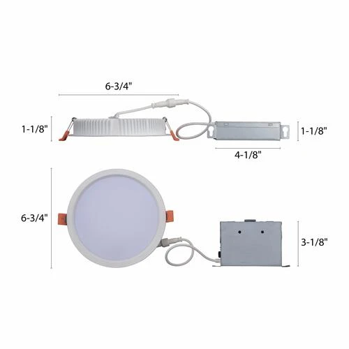 Top 10 ⌛ Patriot Lighting® 6-3/4" Integrated LED High Output Ultra-Thin Downlight ❤️ 8 Top 10 ⌛ Patriot Lighting® 6-3/4" Integrated LED High Output Ultra-Thin Downlight ❤️ - Image 6