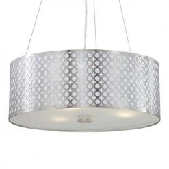 Buy ⭐ Patriot Lighting® Tetra Polished Steel 3-Light Pendant 🔥 -Patriot Light Store 350 3340 FG