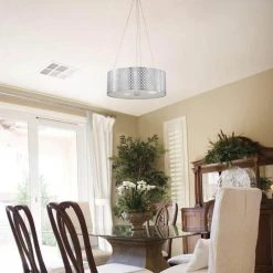 Buy ⭐ Patriot Lighting® Tetra Polished Steel 3-Light Pendant 🔥 -Patriot Light Store 350 3340 IU