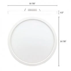 Cheapest ✨ Patriot Lighting® 8-7/8" LED Flat Panel Ultra-Thin Downlight 😉 -Patriot Light Store 351 0027 Dimensions