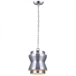 Promo ⭐ Patriot Lighting® Xola Brushed Nickel 1-Light Pendant 💯