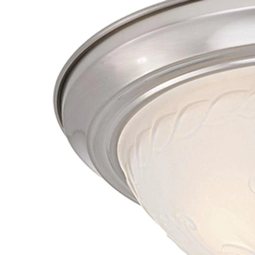 Coupon ⌛ Patriot Lighting® Jenson Satin Nickel 2-Light Flush Mount Ceiling Light - 2 Pack 🥰 4 Coupon ⌛ Patriot Lighting® Jenson Satin Nickel 2-Light Flush Mount Ceiling Light - 2 Pack 🥰 - Image 2