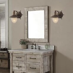 Budget 🥰 Patriot Lighting® Anchors Antique Red 1-Light Vanity Light ⌛ -Patriot Light Store 351 5045 IU