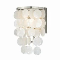 Top 10 😉 Patriot Lighting® Shells Satin Nickel 1-Light Vanity Light 😀