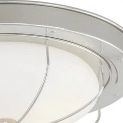 Cheapest ⌛ Patriot Lighting® Marina Bay Polished Nickel 1-Light Flush Mount Ceiling Light 😍 -Patriot Light Store 351 7999 FG