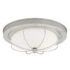 Cheapest ⌛ Patriot Lighting® Marina Bay Polished Nickel 1-Light Flush Mount Ceiling Light 😍 -Patriot Light Store 351 7999 P
