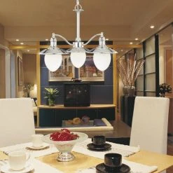 Budget 🎁 Patriot Lighting® Marina Bay 3-Light Polished Nickel Chandelier 🔔 -Patriot Light Store 351 8000 IU