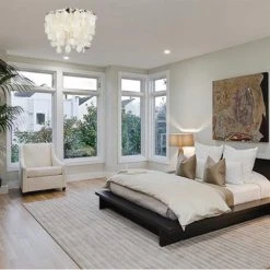 New 🎁 Patriot Lighting® Elsa Satin Nickel 3-Light Flush Mount Ceiling Light ✔️ -Patriot Light Store 351 8002 IU