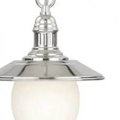 Cheap ⌛ Patriot Lighting® Marina Bay Polished Nickel 1-Light Pendant ❤️ -Patriot Light Store 351 8014 FG