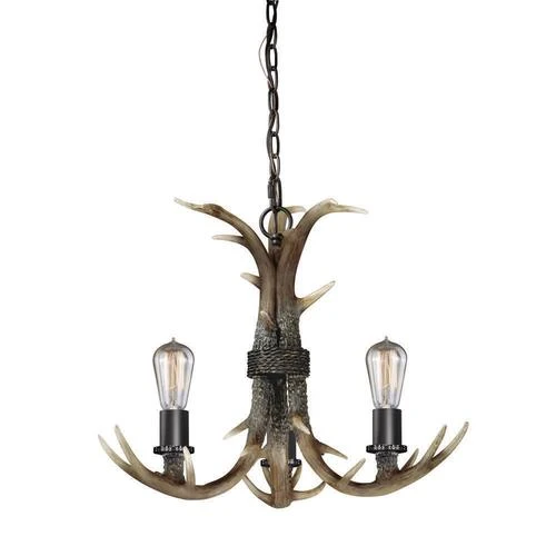 Best Sale ✔️ Patriot Lighting® Norwood 3-Light Black Walnut Chandelier ✨ 3 Best Sale ✔️ Patriot Lighting® Norwood 3-Light Black Walnut Chandelier ✨