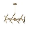 Budget ⭐ Patriot Lighting® Greer 16-Light Antique Gold Chandelier 🔔 -Patriot Light Store 351 8022 P