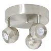 Cheap 🔥 Patriot Lighting® Siobhan Satin Nickel LED Flush Mount Ceiling Light ⭐ -Patriot Light Store 351 8311 3LightFixedTrack