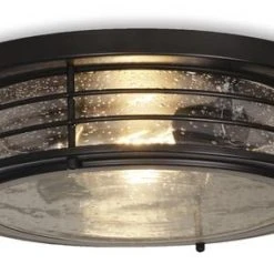 Buy ❤️ Patriot Lighting® Hale Black 2-Light Flush Mount Ceiling Light 😉