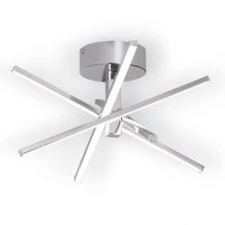 Buy ⌛ Patriot Lighting® Norm Chrome Integrated LED Flush Mount Ceiling Light 💯