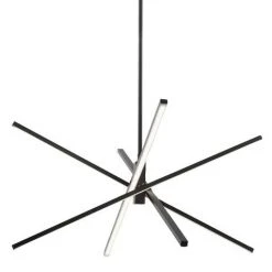 Outlet 🎁 Patriot Lighting® Norm Black Integrated LED Pendant ✔️